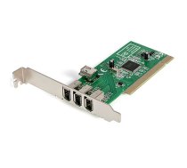 StarTech.com 4 portu PCI 1394a FireWire adaptera karte — 3 ārējās 1 iekšējās