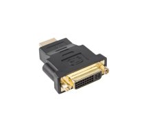 Lanberg AD-0014-BK kabeļa dzimuma mainītājs HDMI DVI-D (F) (24 + 5) Melns