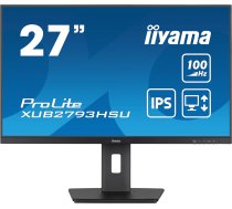 iiyama ProLite datora monitors 68,6 cm (27") 1920 x 1080 pikseļi Full HD LED melns