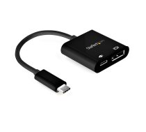 StarTech.com USB C–DisplayPort adapteris ar strāvas padevi — 8K 60Hz /4K 120Hz USB tipa C uz DP 1.4 video pārveidotājs ar 60 W PD caurlaides uzlādi — HBR3 — saderīgs ar Thunderbolt 3