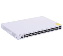 Cisco CBS350-48T-4G-EU tīkla slēdzis Pārvaldīts L2/L3 Gigabit Ethernet (10/100/1000) Sudrabs