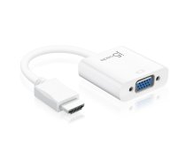 j5izveidojiet JDA213 HDMI™ uz VGA adapteri, balts