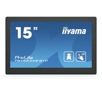 iiyama ProLite TW1523AS-B1P datora monitors 39,6 cm (15,6 collas) 1920 x 1080 pikseļi Full HD LED skārienekrāns vairāku lietotāju melns