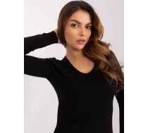 Sieviešu melns klasisks džemperis