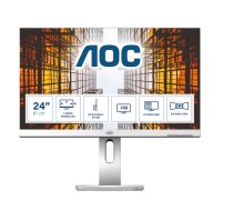 AOC P1 X24P1/GR datora monitors 61 cm (24") 1920 x 1200 pikseļi WUXGA LED pelēks
