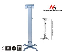 MC-581S projektora griestu stiprinājums 43-65 cm 20kg