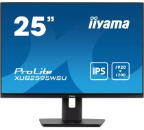 iiyama ProLite XUB2595WSU-B5 datora monitors 63,5 cm (25") 1920 x 1200 pikseļi WUXGA LED melns