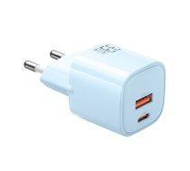 Lādētājs GaN 33 W Mcdodo CH-0154 USB-C, USB-A (zils)