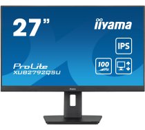 iiyama ProLite datora monitors 68,6 cm (27") 2560 x 1440 pikseļi Full HD LED melns