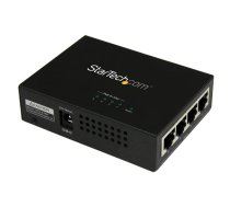 StarTech.com 4 portu Gigabit Midspan — PoE+ inžektors — 802.3at/af