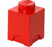 LEGO Storage Brick 1 sarkans, uzglabāšanas kaste