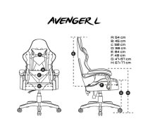 Spēļu krēsls Fury Avenger L