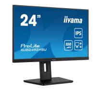 iiyama XUB2492HSU-B6 datora monitors 60,5 cm (23,8") 1920 x 1080 pikseļi Full HD LED melns