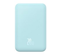 Magnetic Mini Powerbank Baseus 5000mAh 20W (zils)