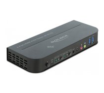 HDMI KVM slēdzis 4K 60Hz ar USB 3.0 un audio, KVM slēdzis