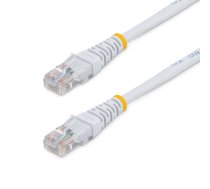 StarTech.com 15 m Cat5e, balts, veidots RJ45 UTP Cat 5e plākstera kabelis — 15 m savienojuma vads