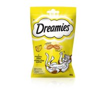 Dreamies 4008429037986 kaķu sausā barība 60 g Pieaugušo siers