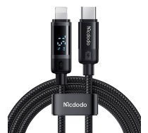 Mcdodo CA-5210 USB-C līdz Lightning kabelis, 36 W, 1,2 m (melns)