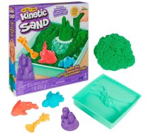 Kinetic Sand - Sandbox Komplekts zaļš, rotaļu smiltis