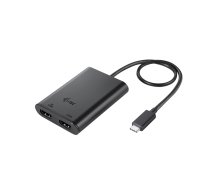 i-tec USB-C Dual 4K/60Hz (viens 8K/30Hz) HDMI video adapteris