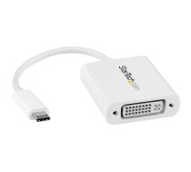 StarTech.com USB-C uz DVI adapteris — balts