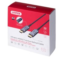 UNITEK CABLE HDMI 2.1 AOC, 8K, 4K120HZ, 15M, C11029DGY