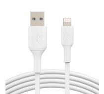 Belkin PVC USB-A līdz Lightning 1m White