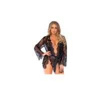 leg avenue teddy and robe set m