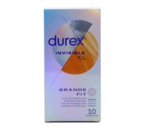 Durex Invisible XL īpaši plāni prezervatīvi 10 vienības