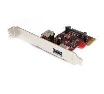 StarTech.com 2 portu PCI Express SuperSpeed ​​USB 3.0 karte ar UASP atbalstu — 1 iekšējais 1 ārējais