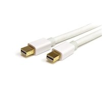 StarTech.com 10 pēdu (3 m) Mini DisplayPort kabelis — 4K x 2K Ultra HD video — Mini DisplayPort 1.2 kabelis — Mini DP uz Mini DP kabelis monitoram — mDP vads darbojas ar Thunderbolt 2 portiem — balts