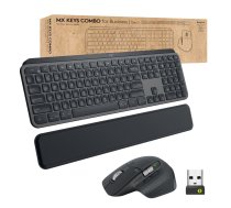 Logitech MX taustiņu kombinācija Business Gen 2 tastatūrai, iekļauta pele RF bezvadu + Bluetooth QWERTY UK International Graphite