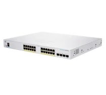 Cisco CBS250-24PP-4G-EU tīkla slēdzis Pārvaldīts L2/L3 Gigabit Ethernet (10/100/1000) Sudrabs