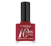 Deborah, 10 Days Long, Nail Polish, 886, Vintage Red, 11 ml