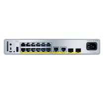 Cisco C9200CX-12P-2X2G-A tīkla slēdzis Pārvaldīts Gigabit Ethernet (10/100/1000) Power over Ethernet (PoE)