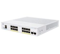 Cisco CBS250-16P-2G-EU tīkla slēdzis Pārvaldīts L2/L3 Gigabit Ethernet (10/100/1000) Sudrabs