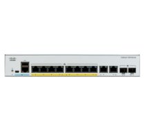 Cisco Catalyst C1000-8P-E-2G-L tīkla slēdzis Pārvaldīts L2 Gigabit Ethernet (10/100/1000) Power over Ethernet (PoE) Pelēks