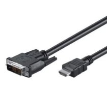 M-Cab HDMI/DVI-D kabelis 3m melns