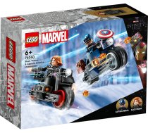 Bloki Super Heroes 76260 Marvel motocikli Black Widow un Captain America