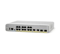 Cisco Catalyst WS-C3560CX-12TC-S tīkla slēdzis Pārvaldīts L2/L3 Gigabit Ethernet (10/100/1000) Pelēks, balts