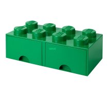 LEGO Brick Drawer 8 zaļa, uzglabāšanas kaste