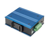 Digitus 4 portu Gigabitu Ethernet tīkla PoE slēdzis, rūpnieciskais, nepārvaldīts, 1 SFP uplink