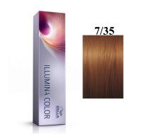 Wella Professionals, Illumina Color, Permanent Hair Dye, 7/35 Medium Gold Mahogany Blonde, 60 ml