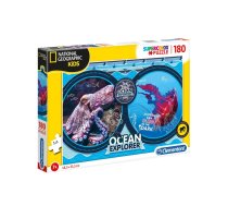 Clementoni, National Geographic Kids, Ocean Explorer, Puzzle, 180 pcs, Unisex, 7+ years