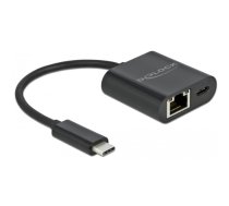 Adapteris USB-C > Gigabit LAN, ar PD savienojumu