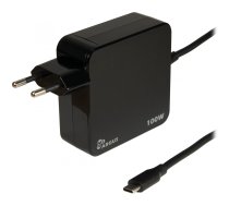 Lādētājs USB-C 100W Melns INTER-TECH PD-2100