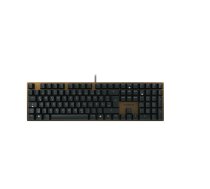 CHERRY KC 200 MX tastatūra USB QWERTZ vācu melna, bronza