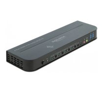 HDMI KVM slēdzis 4K 60Hz ar USB 3.0 un audio, KVM slēdzis