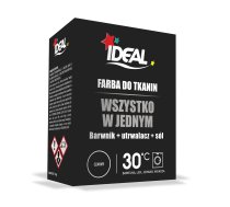 Viss vienā auduma krāsa Black 350g