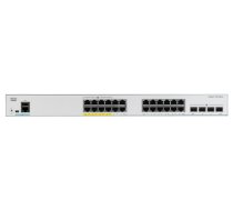 Cisco Catalyst C1000-24P-4G-L tīkla slēdzis Pārvaldīts L2 Gigabit Ethernet (10/100/1000) Power over Ethernet (PoE) Pelēks